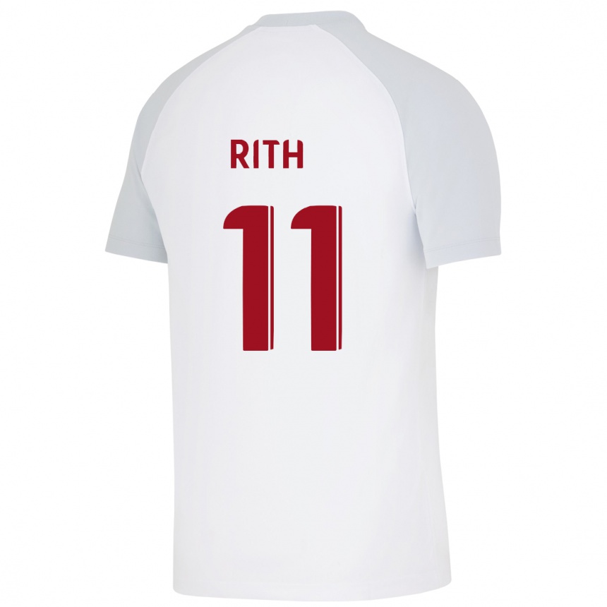 Kids Football Monique Rith #11 White Away Jersey 2023/24 T-Shirt Canada