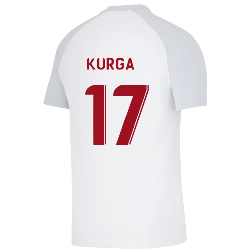 Enfant Football Maillot Handan Kurğa #17 Blanc Tenues Extérieur 2023/24 Canada