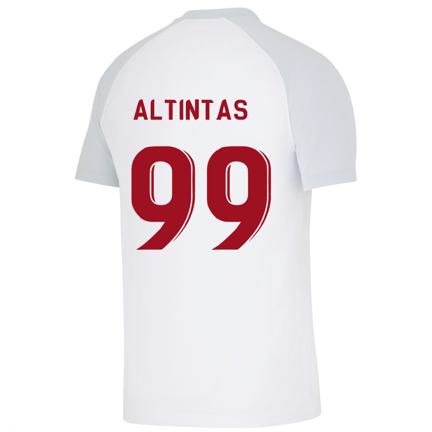 Enfant Football Maillot Benan Altıntaş #99 Blanc Tenues Extérieur 2023/24 Canada