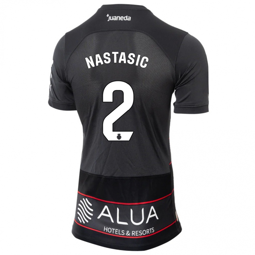 Enfant Football Maillot Matija Nastasic #2 Noir Tenues Extérieur 2023/24 Canada