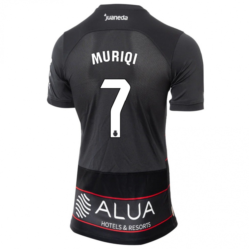 Kids Football Vedat Muriqi #7 Black Away Jersey 2023/24 T-Shirt Canada