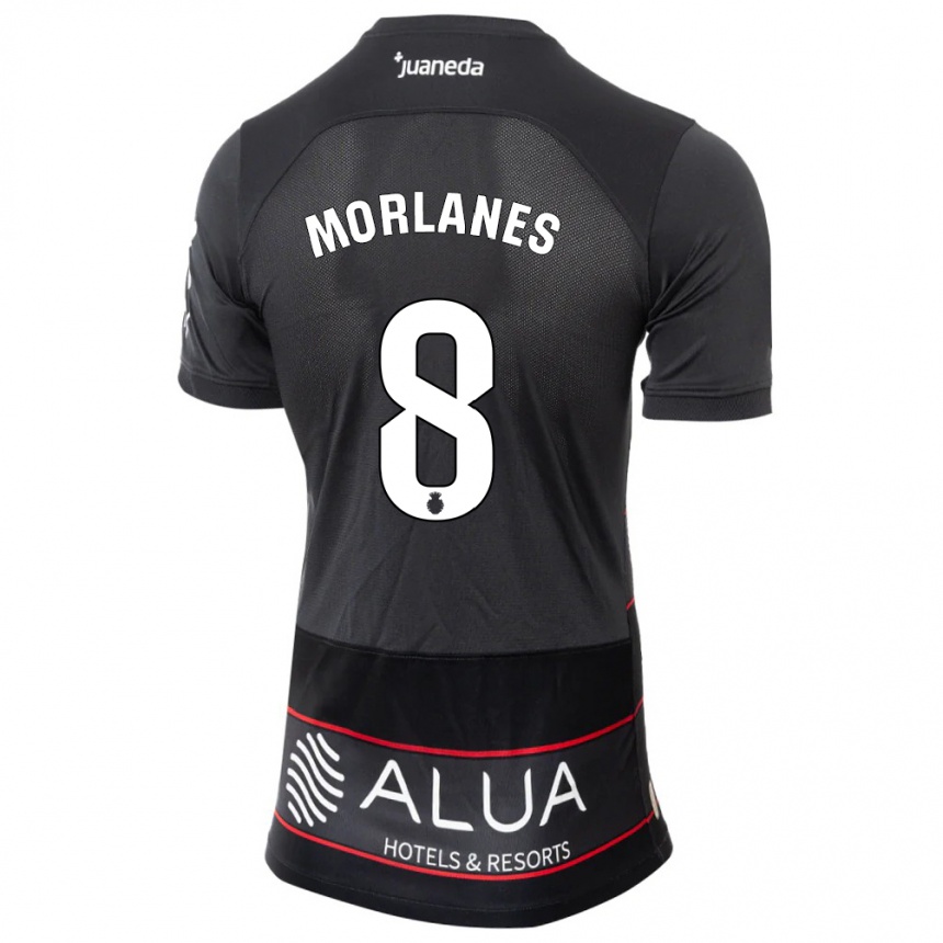 Enfant Football Maillot Manu Morlanes #8 Noir Tenues Extérieur 2023/24 Canada