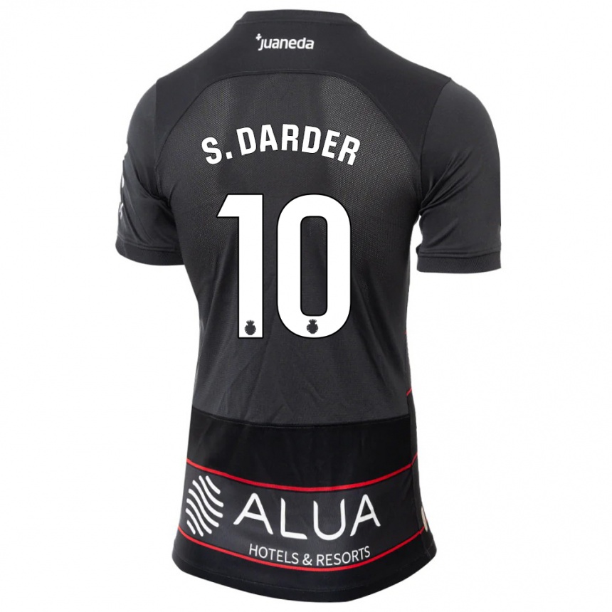 Enfant Football Maillot Sergi Darder #10 Noir Tenues Extérieur 2023/24 Canada