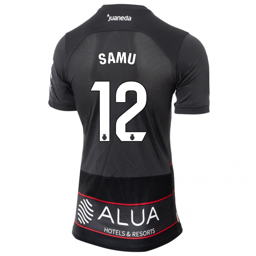 Enfant Football Maillot Samú Costa #12 Noir Tenues Extérieur 2023/24 Canada