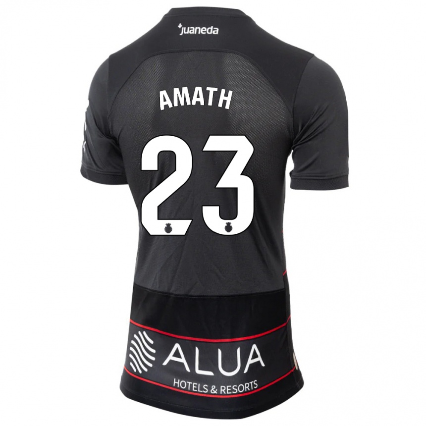 Kids Football Amath Ndiaye #23 Black Away Jersey 2023/24 T-Shirt Canada