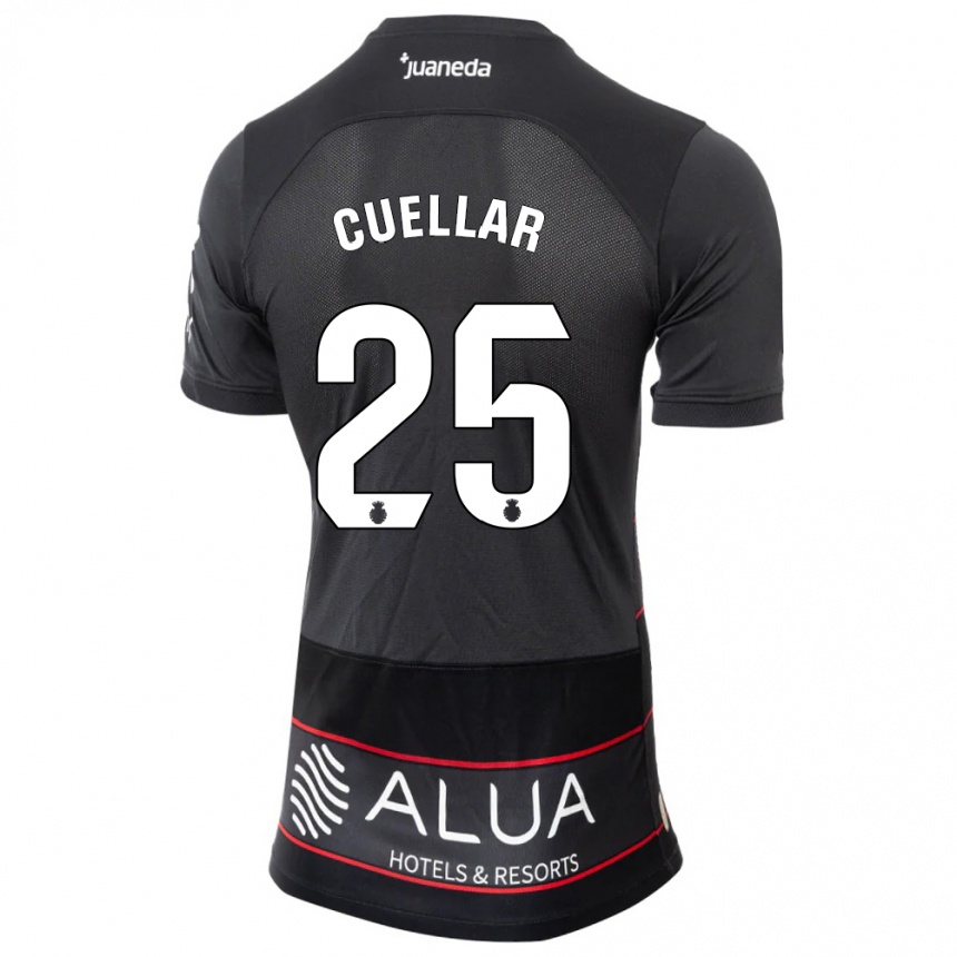 Kids Football Iván Cuéllar #25 Black Away Jersey 2023/24 T-Shirt Canada