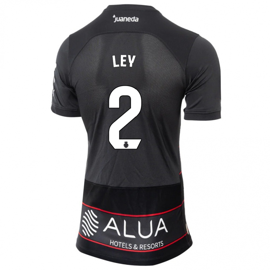 Kids Football Yuzún Ley #2 Black Away Jersey 2023/24 T-Shirt Canada