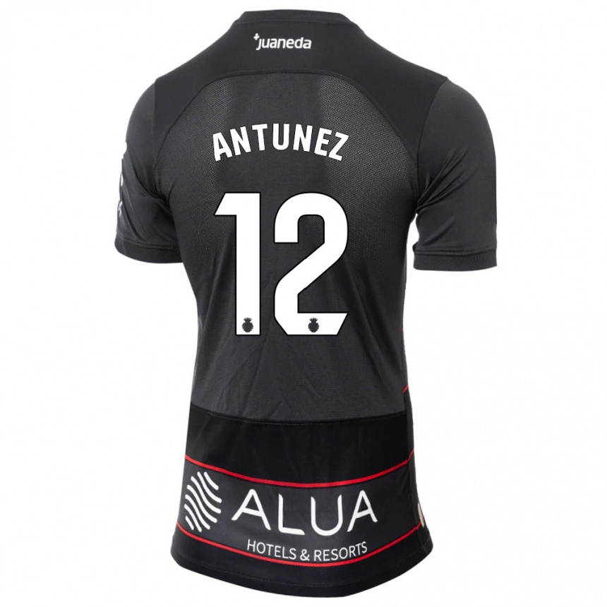 Kids Football Yahir Antúnez #12 Black Away Jersey 2023/24 T-Shirt Canada