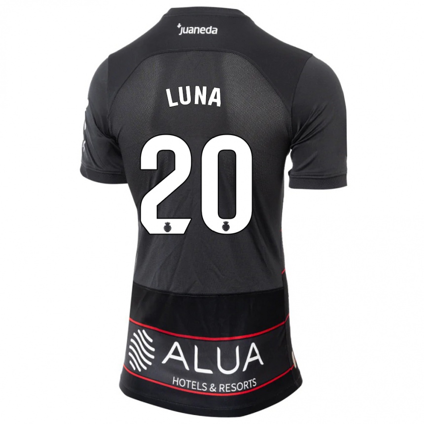 Enfant Football Maillot Daniel Luna #20 Noir Tenues Extérieur 2023/24 Canada