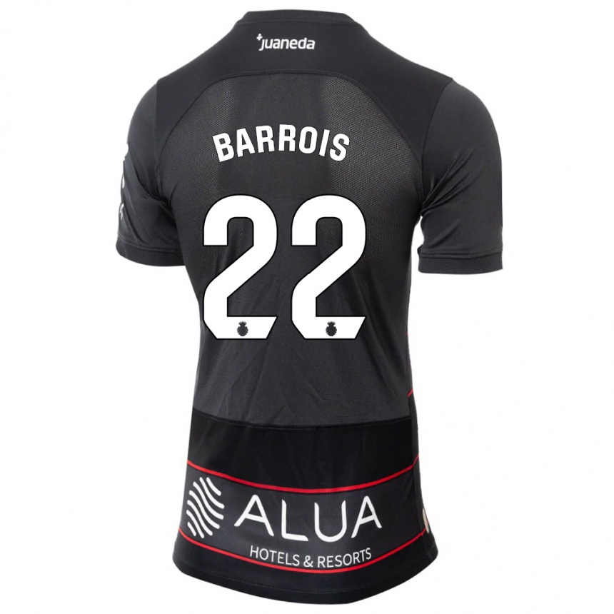 Enfant Football Maillot Eliott Barrois #22 Noir Tenues Extérieur 2023/24 Canada