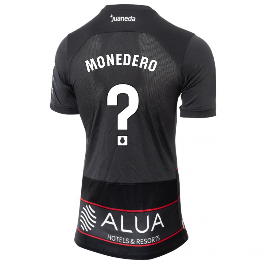 Kids Football Marc Monedero #0 Black Away Jersey 2023/24 T-Shirt Canada