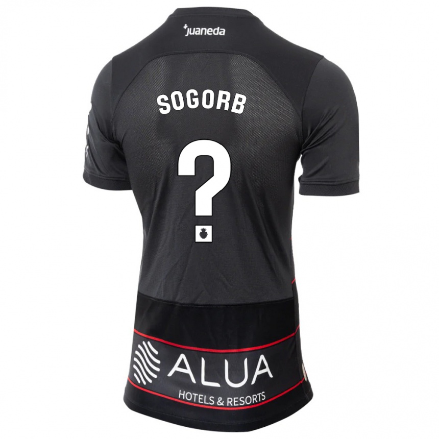 Kids Football Carles Sogorb #0 Black Away Jersey 2023/24 T-Shirt Canada