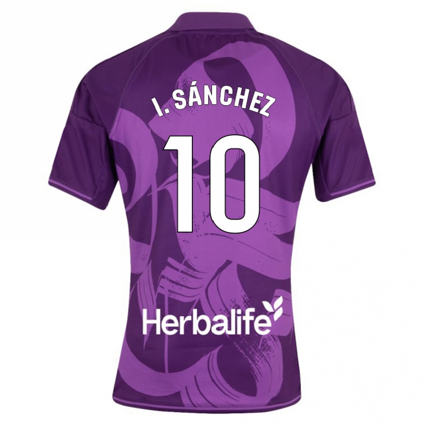 Enfant Football Maillot Iván Sánchez #10 Violet Tenues Extérieur 2023/24 Canada