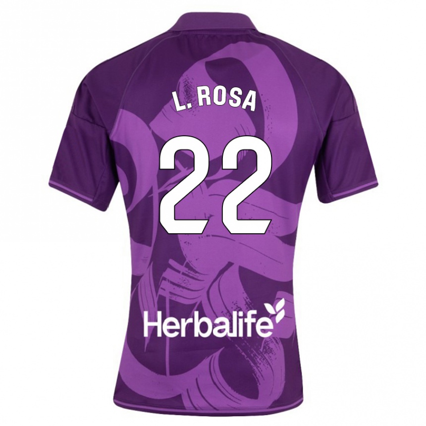 Kids Football Lucas Rosa #22 Violet Away Jersey 2023/24 T-Shirt Canada