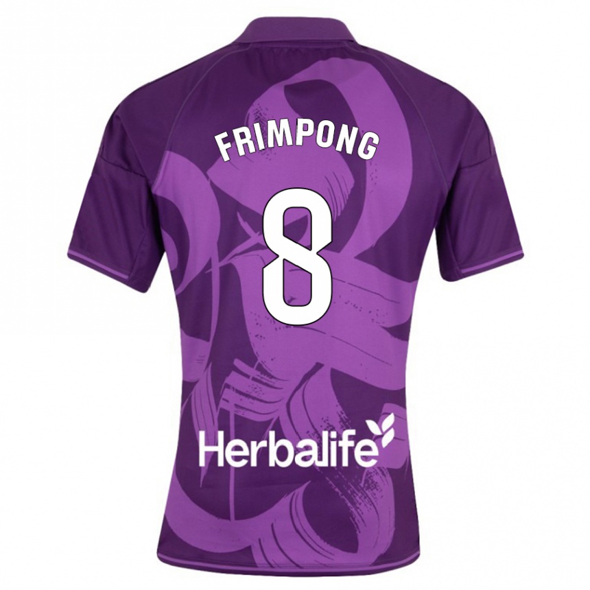 Enfant Football Maillot Eugene Frimpong #8 Violet Tenues Extérieur 2023/24 Canada