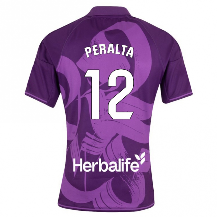 Enfant Football Maillot Fernando Peralta #12 Violet Tenues Extérieur 2023/24 Canada