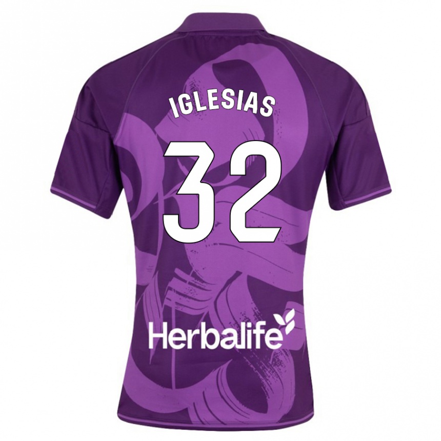 Enfant Football Maillot Koke Iglesias #32 Violet Tenues Extérieur 2023/24 Canada