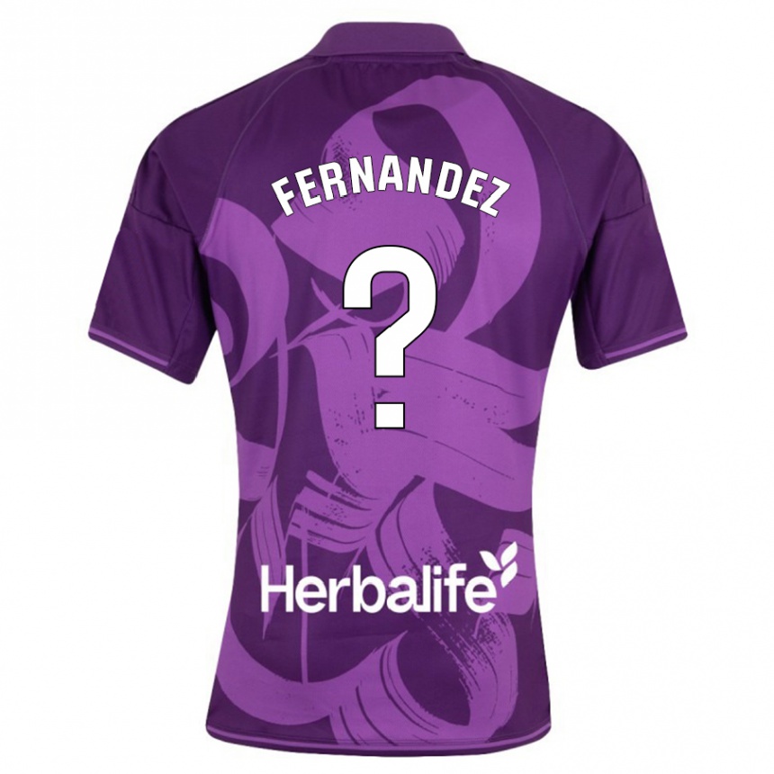 Enfant Football Maillot Samu Fernández #0 Violet Tenues Extérieur 2023/24 Canada