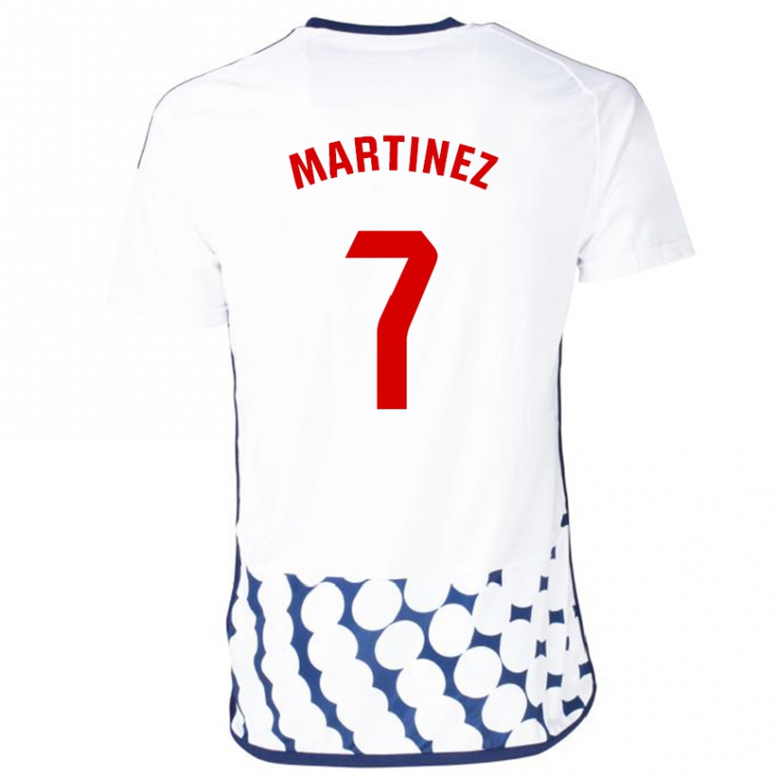 Enfant Football Maillot Gabri Martínez #7 Blanc Tenues Extérieur 2023/24 Canada