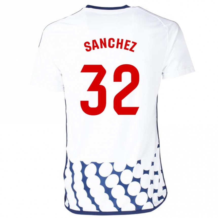 Enfant Football Maillot Rubén Sánchez #32 Blanc Tenues Extérieur 2023/24 Canada