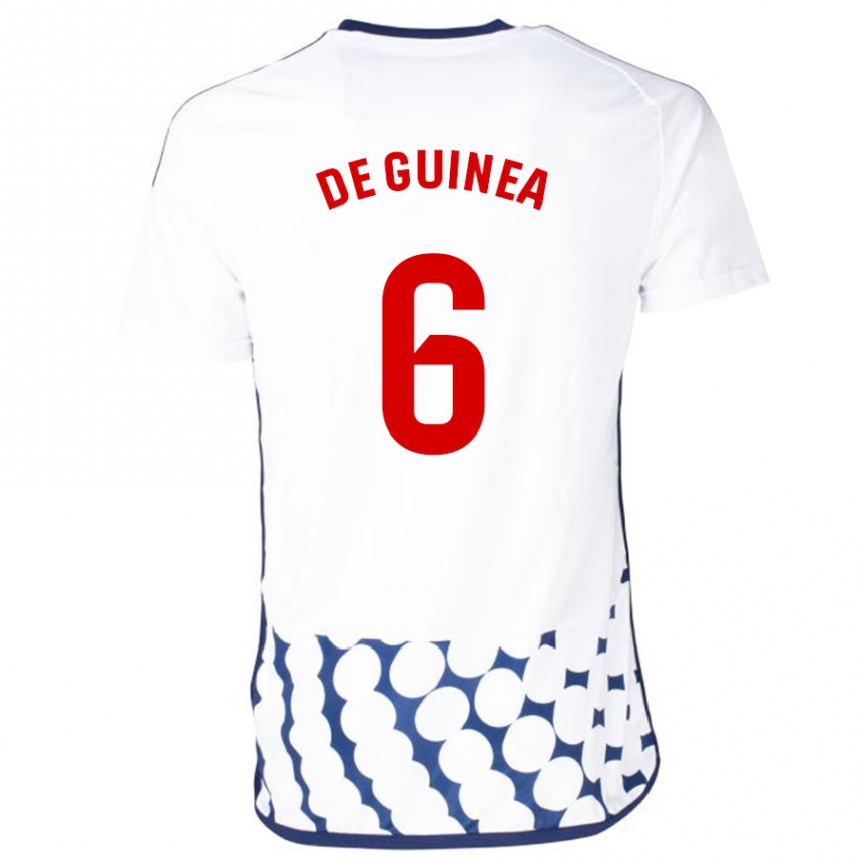 Kids Football Asier Ortiz De Guinea #6 White Away Jersey 2023/24 T-Shirt Canada