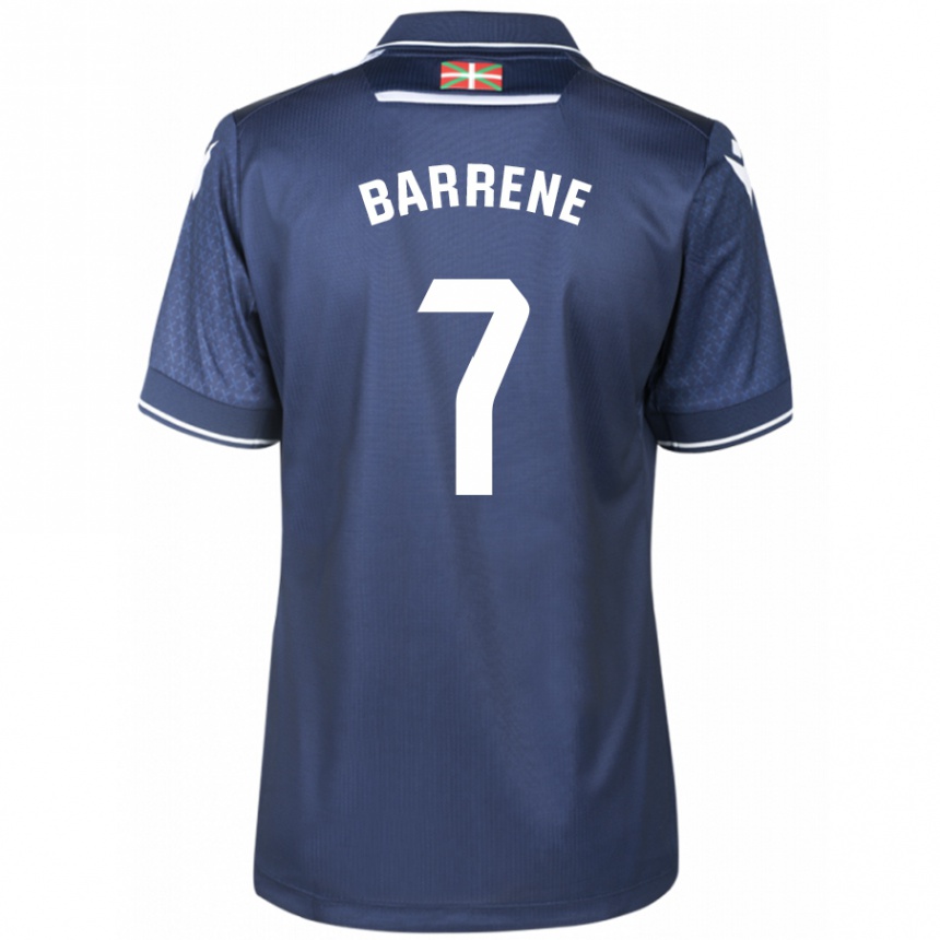 Enfant Football Maillot Ander Barrene #7 Marin Tenues Extérieur 2023/24 Canada