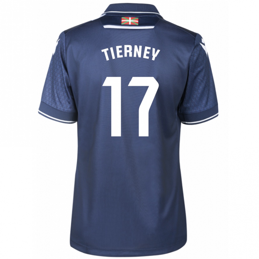 Enfant Football Maillot Kieran Tierney #17 Marin Tenues Extérieur 2023/24 Canada