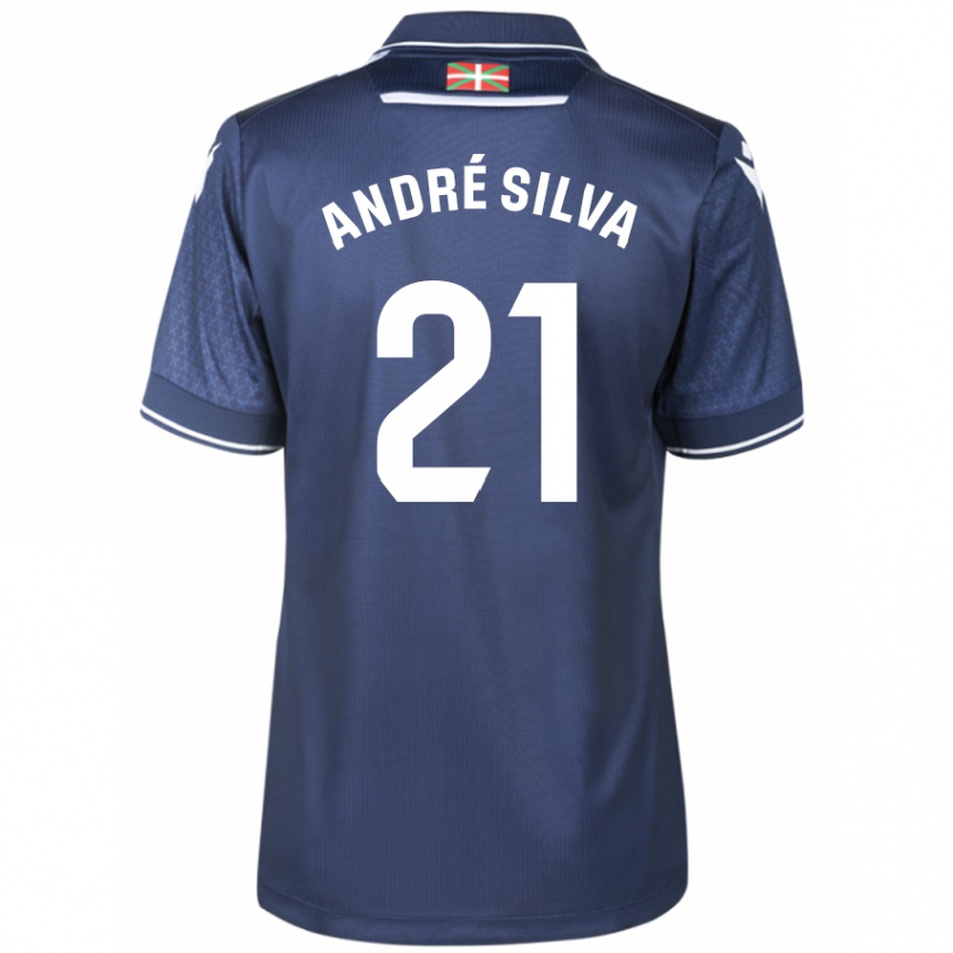 Enfant Football Maillot André Silva #21 Marin Tenues Extérieur 2023/24 Canada