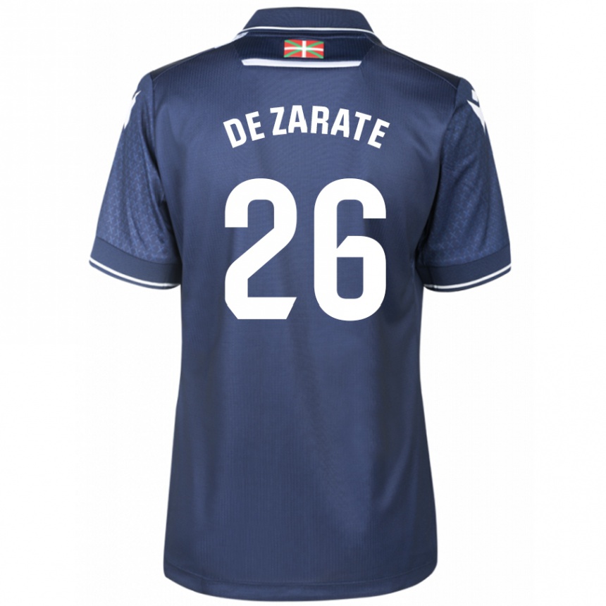 Enfant Football Maillot Urko González De Zarate #26 Marin Tenues Extérieur 2023/24 Canada