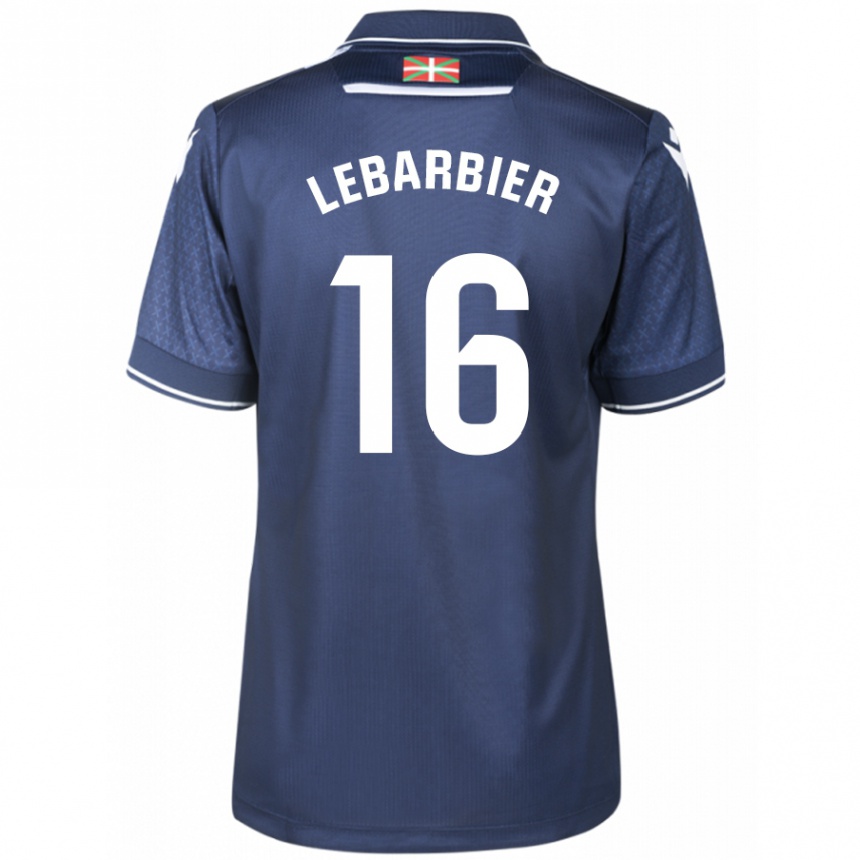 Enfant Football Maillot Alex Lebarbier #16 Marin Tenues Extérieur 2023/24 Canada