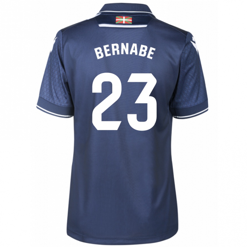 Kids Football Alejandra Bernabé De Santiago #23 Navy Away Jersey 2023/24 T-Shirt Canada