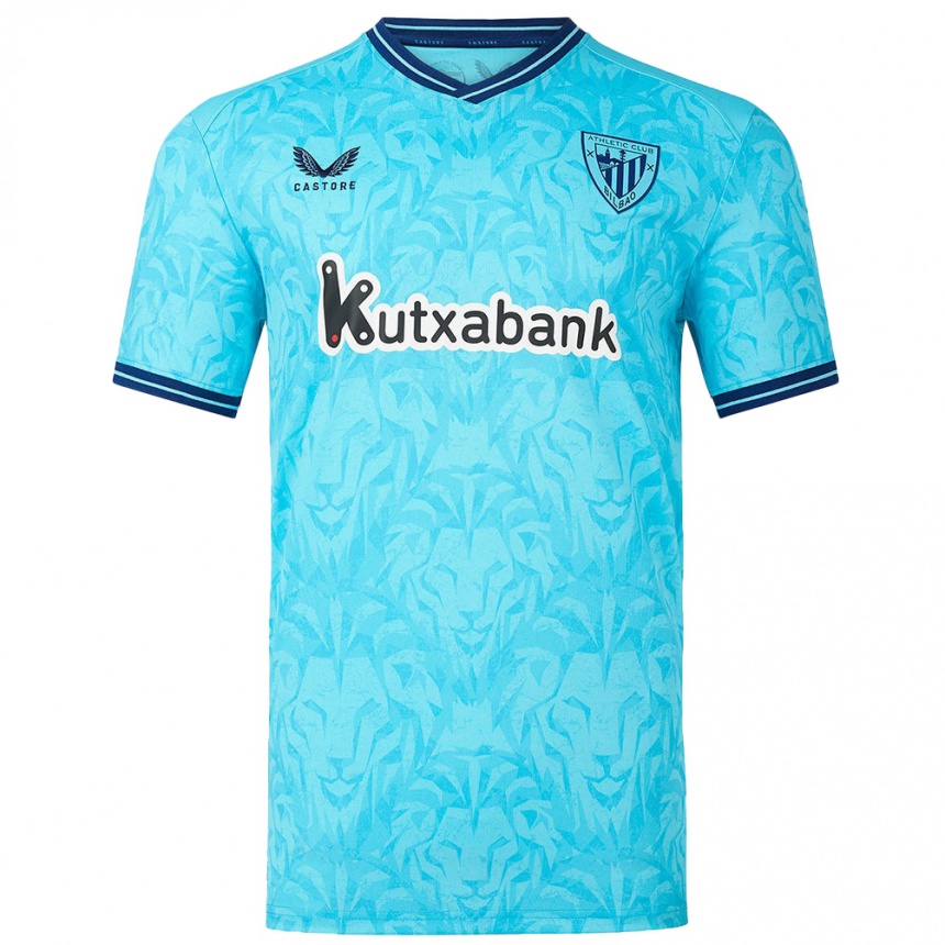 Kids Football Imanol García De Albéniz #19 Sky Blue Away Jersey 2023/24 T-Shirt Canada