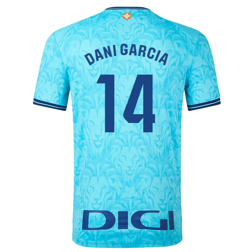 Enfant Football Maillot Dani García #14 Bleu Ciel Tenues Extérieur 2023/24 Canada