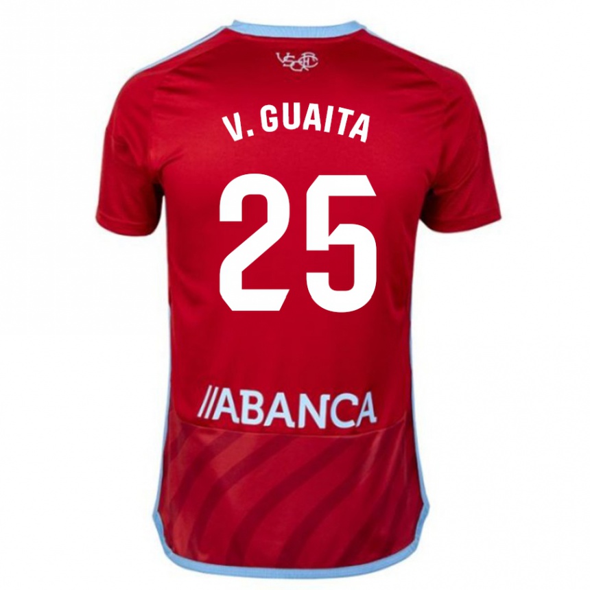 Enfant Football Maillot Vicente Guaita #25 Rouge Tenues Extérieur 2023/24 Canada