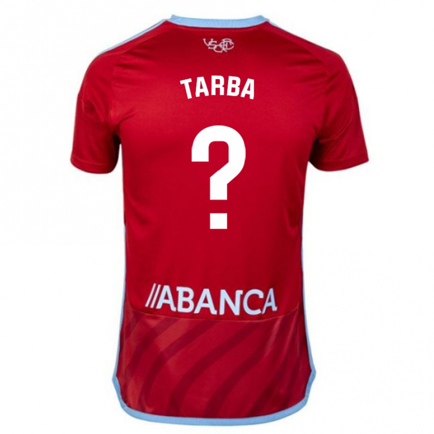 Kids Football Ianis Tarba #0 Red Away Jersey 2023/24 T-Shirt Canada