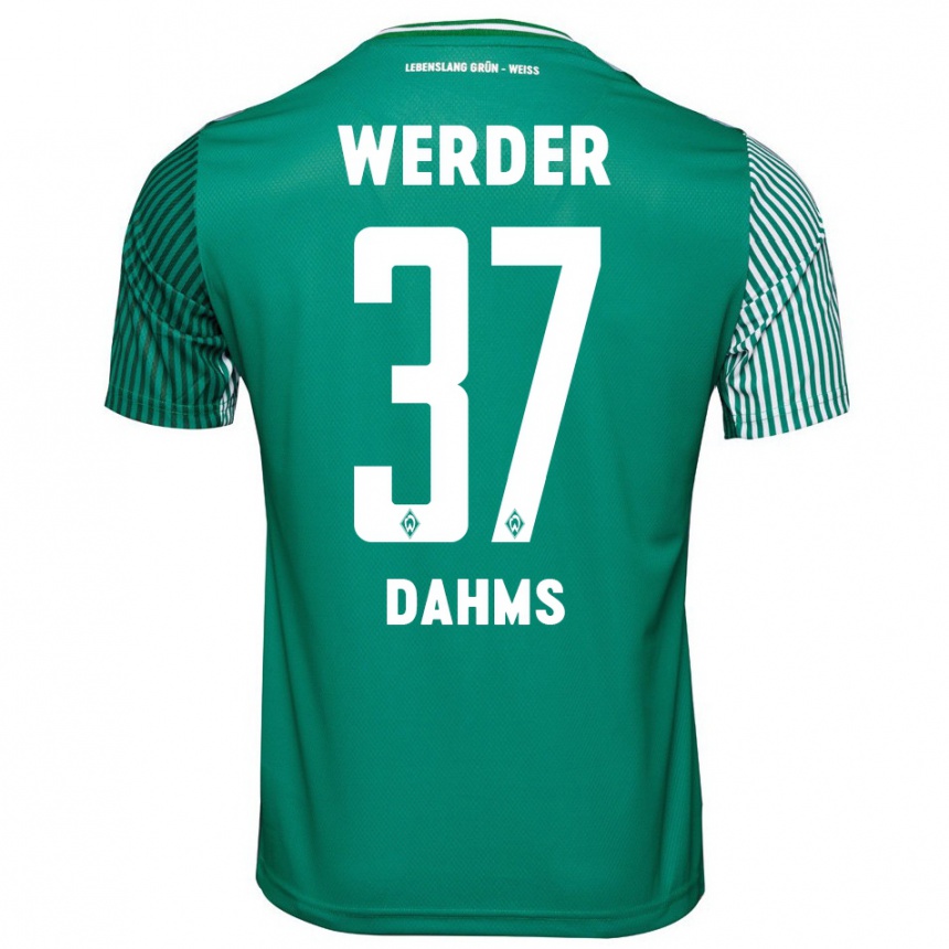 Men Football Lena Dahms #37 Green Home Jersey 2023/24 T-Shirt Canada