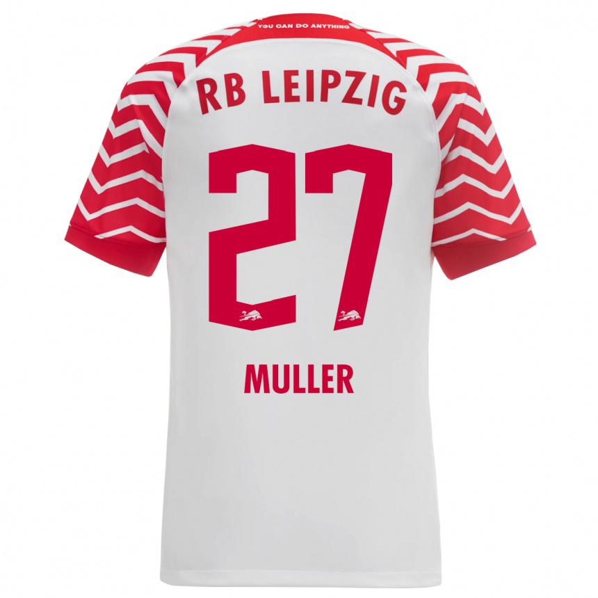 Homme Football Maillot Marlene Müller #27 Blanc Tenues Domicile 2023/24 Canada