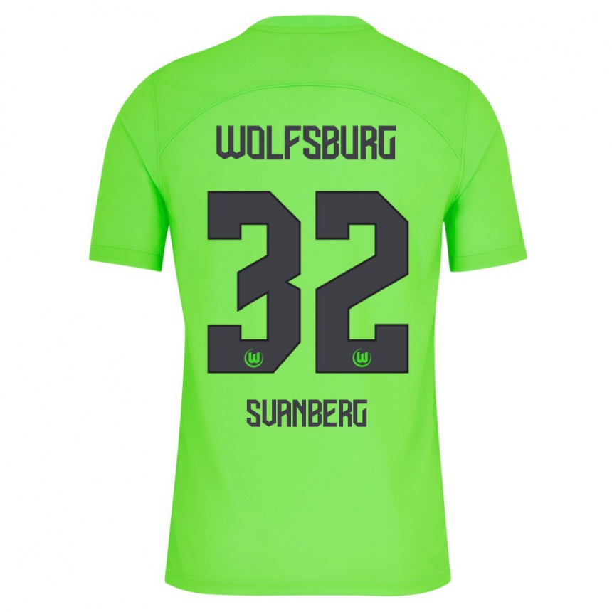 Men Football Mattias Svanberg #32 Green Home Jersey 2023/24 T-Shirt Canada