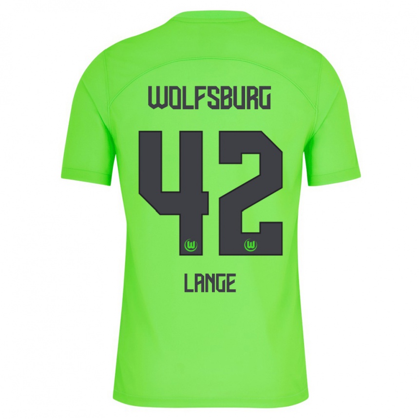 Men Football Felix Lange #42 Green Home Jersey 2023/24 T-Shirt Canada