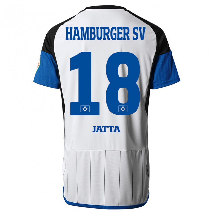 Men Football Bakery Jatta #18 White Home Jersey 2023/24 T-Shirt Canada