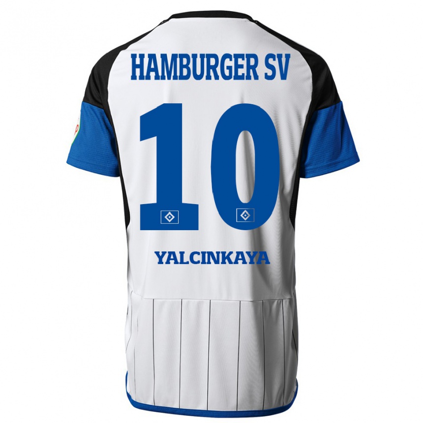 Men Football Bilal Yalcinkaya #10 White Home Jersey 2023/24 T-Shirt Canada