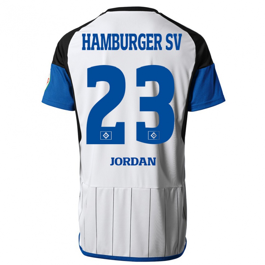 Homme Football Maillot Dominik Jordan #23 Blanc Tenues Domicile 2023/24 Canada