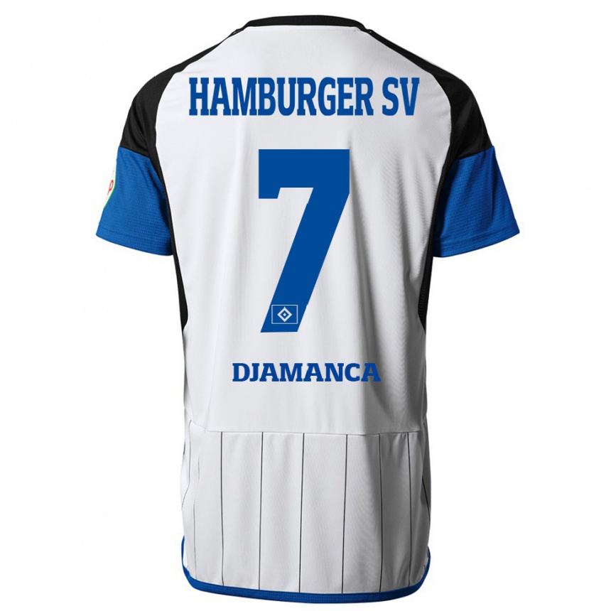 Homme Football Maillot Ismaila Djamanca #7 Blanc Tenues Domicile 2023/24 Canada