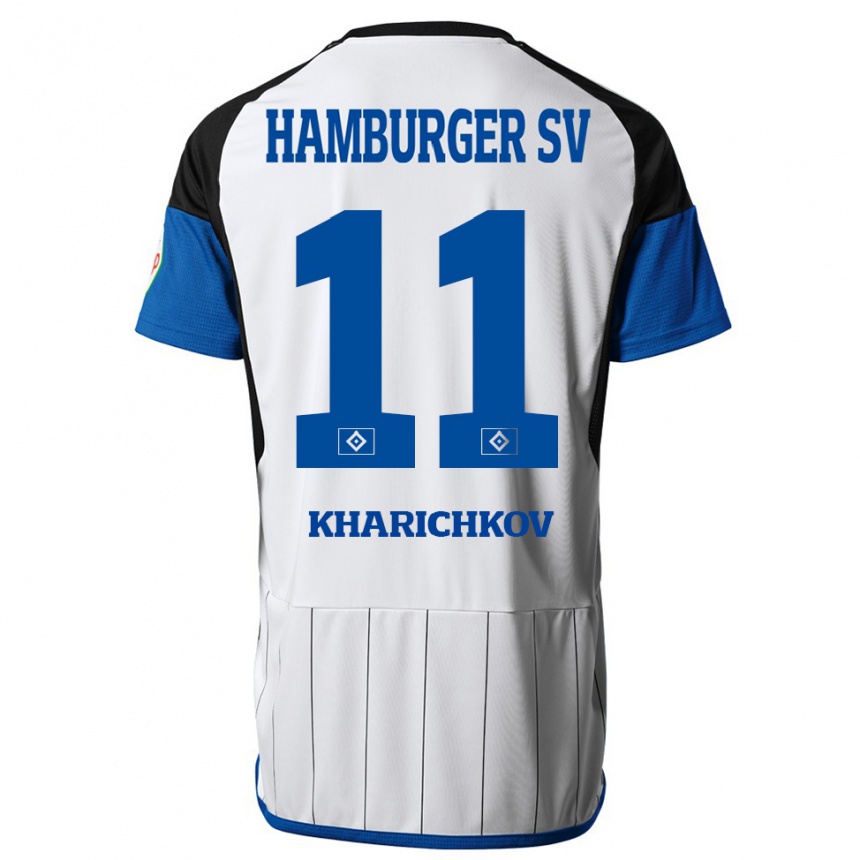 Homme Football Maillot Valentyn Kharichkov #11 Blanc Tenues Domicile 2023/24 Canada