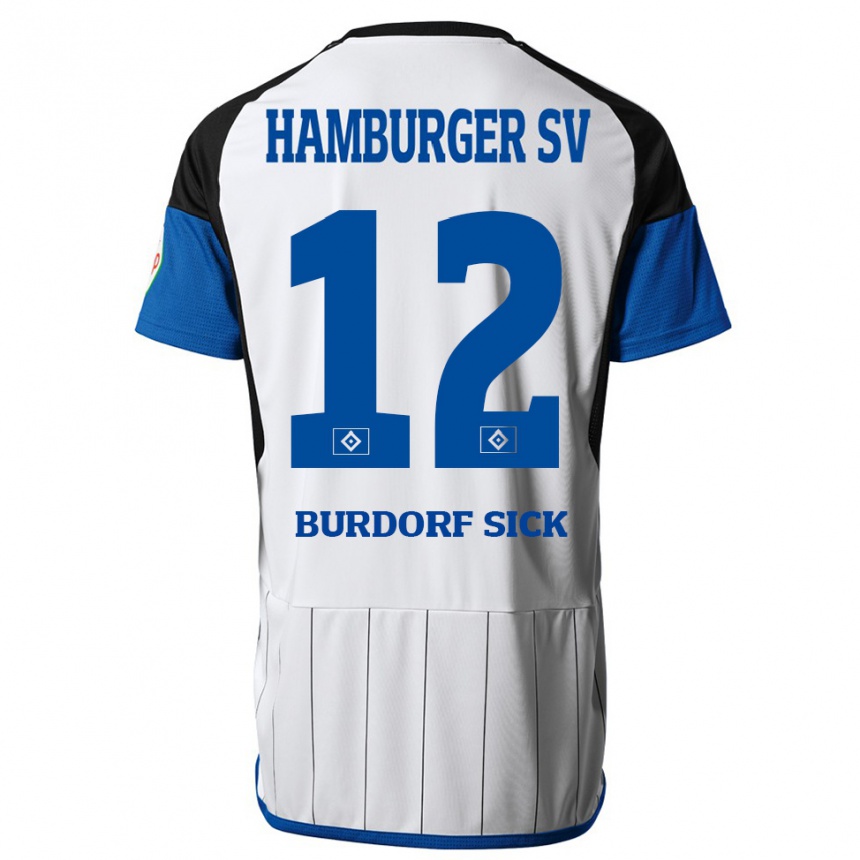 Homme Football Maillot Emma Burdorf-Sick #12 Blanc Tenues Domicile 2023/24 Canada