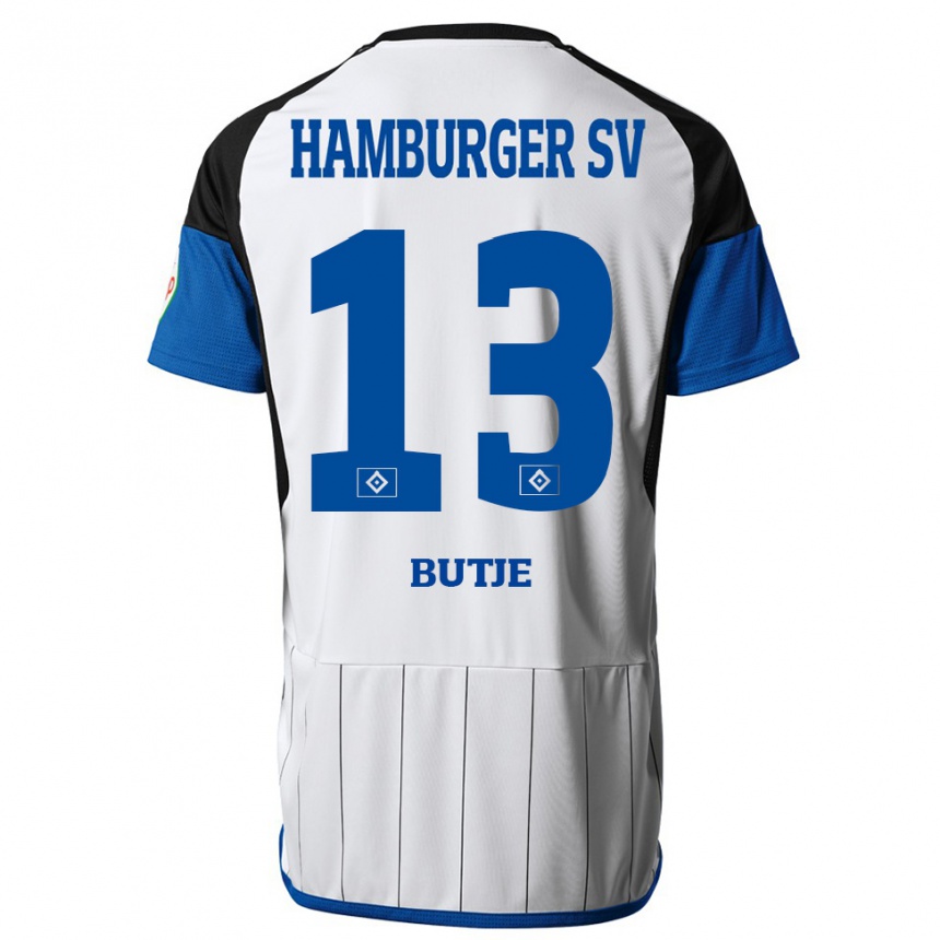 Homme Football Maillot Sophie Bütje #13 Blanc Tenues Domicile 2023/24 Canada