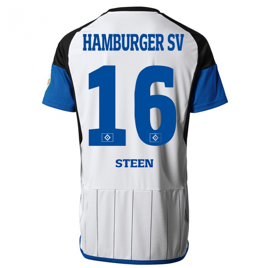 Homme Football Maillot Maya Steen #16 Blanc Tenues Domicile 2023/24 Canada