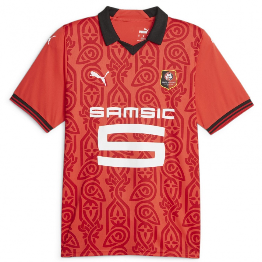 Men Football Valentin Taramelli #0 Red Home Jersey 2023/24 T-Shirt Canada