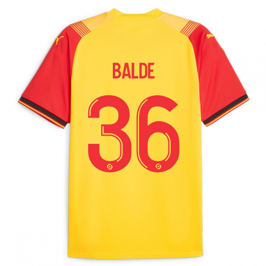 Homme Football Maillot Ibrahima Baldé #36 Jaune Tenues Domicile 2023/24 Canada