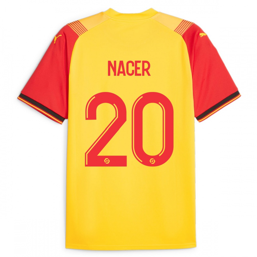 Homme Football Maillot Myriem Nacer #20 Jaune Tenues Domicile 2023/24 Canada